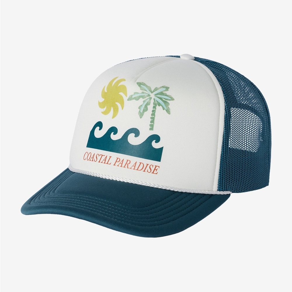 O’NEILL Arlie Surfing Trucker‎ Hat Blue White NWT One size